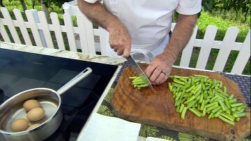 Cocina rápida de Arguiñano receta de judías verdes con champiñones