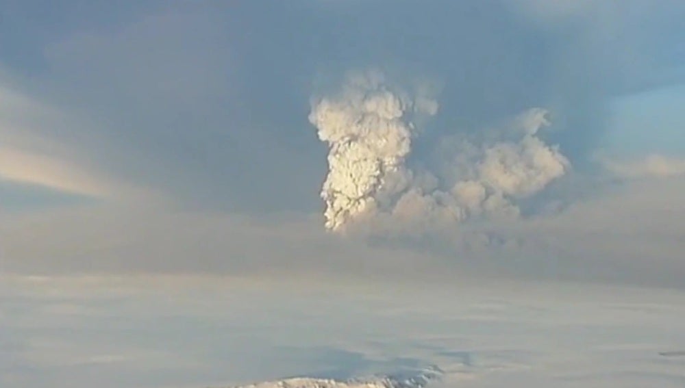 Erupción del volcán islandés Grimsvotn