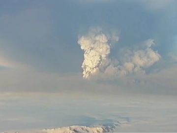 Erupción del volcán islandés Grimsvotn