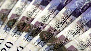 Billetes de veinte libras del Banco de Inglaterra