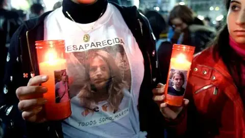 Marta del Castillo Sevilla manifestación desapaercida Marta del Castillo Sevilla manifestación desapaercida
