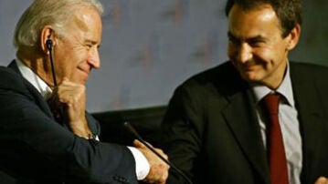 Zapatero y Biden en Chile