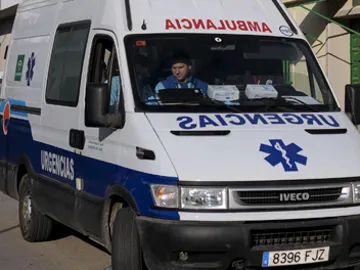 Interior de una ambulancia Interior de una ambulancia