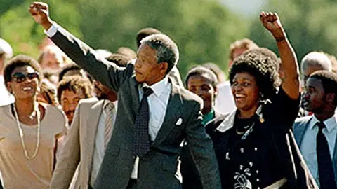 Liberación de Nelson Mandela Liberación de Nelson Mandela