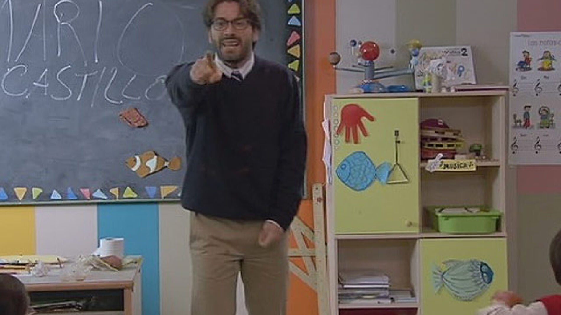 Mario da su primera clase