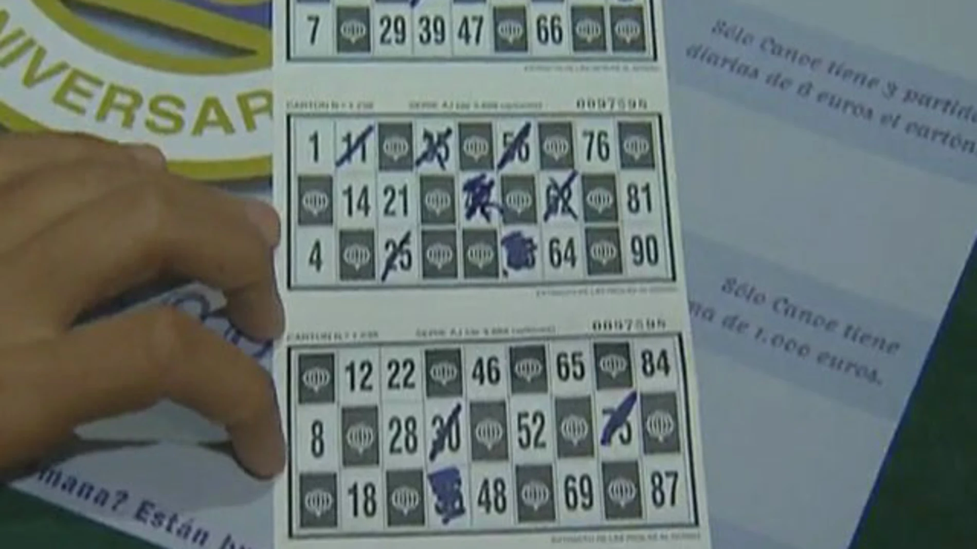 Cartones de bingo Cartones de bingo
