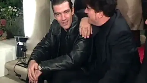 Banderas y Almodóvar juntos en Tarántula Banderas y Almodóvar juntos en Tarántula