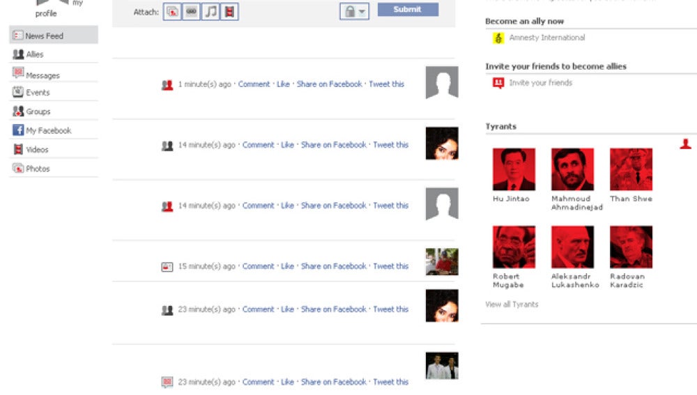 Llega la red social 'Tyrannybook'
