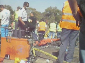 Llamadas de emergencia tras el accidente