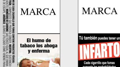 Las cajetillas de tabaco incluirán imágenes de los efectos más crudos de fumar