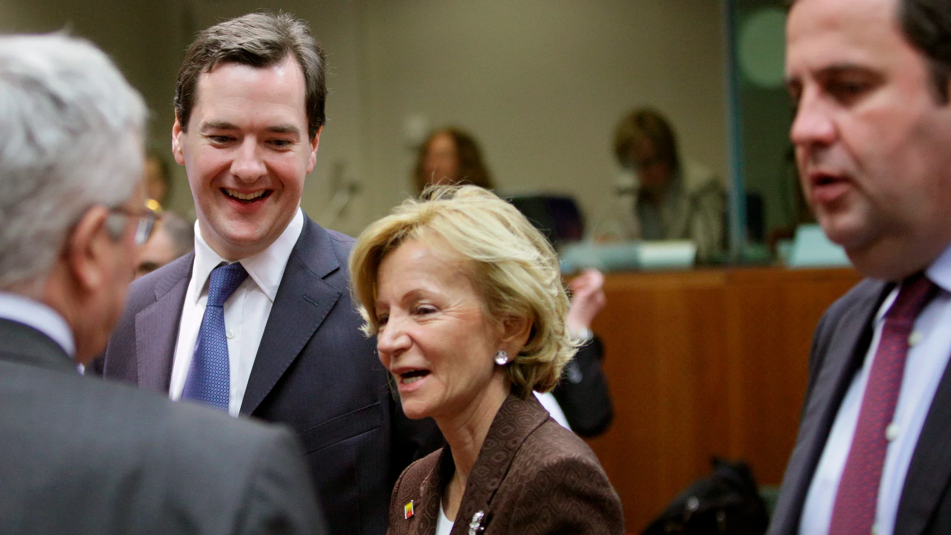 Elena Salgado en Bruselas Elena Salgado en Bruselas