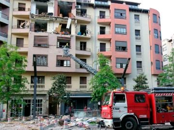 Cuatro muertos en una explosión de gas en Logroño