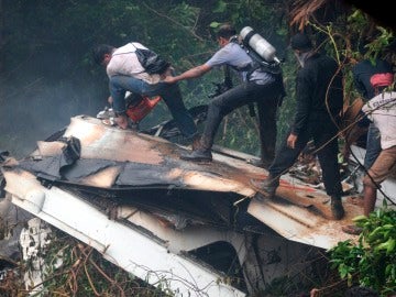 Accidente aéreo en la India