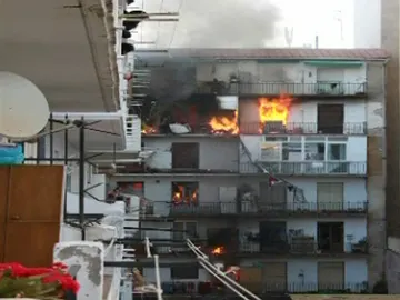 El día después de la explosión El día después de la explosión