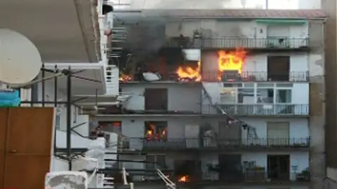 El día después de la explosión El día después de la explosión