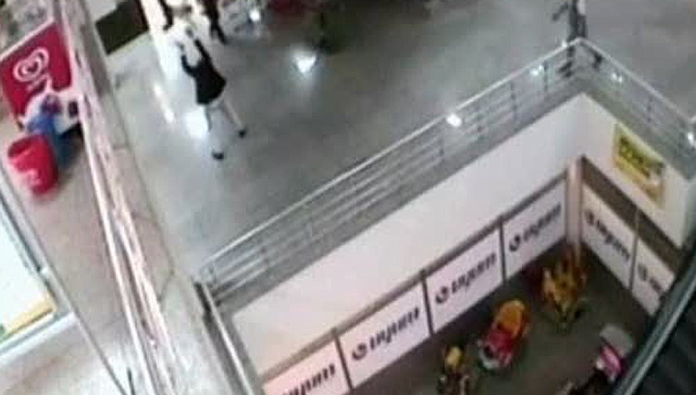 Evitó que la caída terminara en tragedia