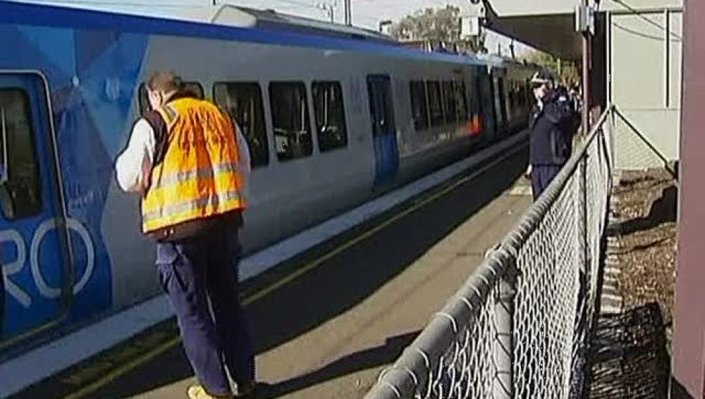 Bebé arrollado por un tren