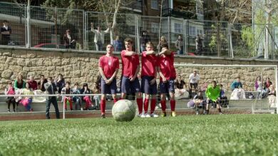 Así se rueda un partido de fútbol 