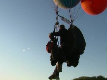 Viaje con globos de helio