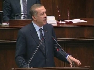 Duro discurso de Erdogan