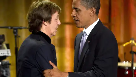 McCartney canta para los Obama McCartney canta para los Obama