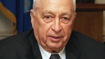 Foto de archivo de Ariel Sharon