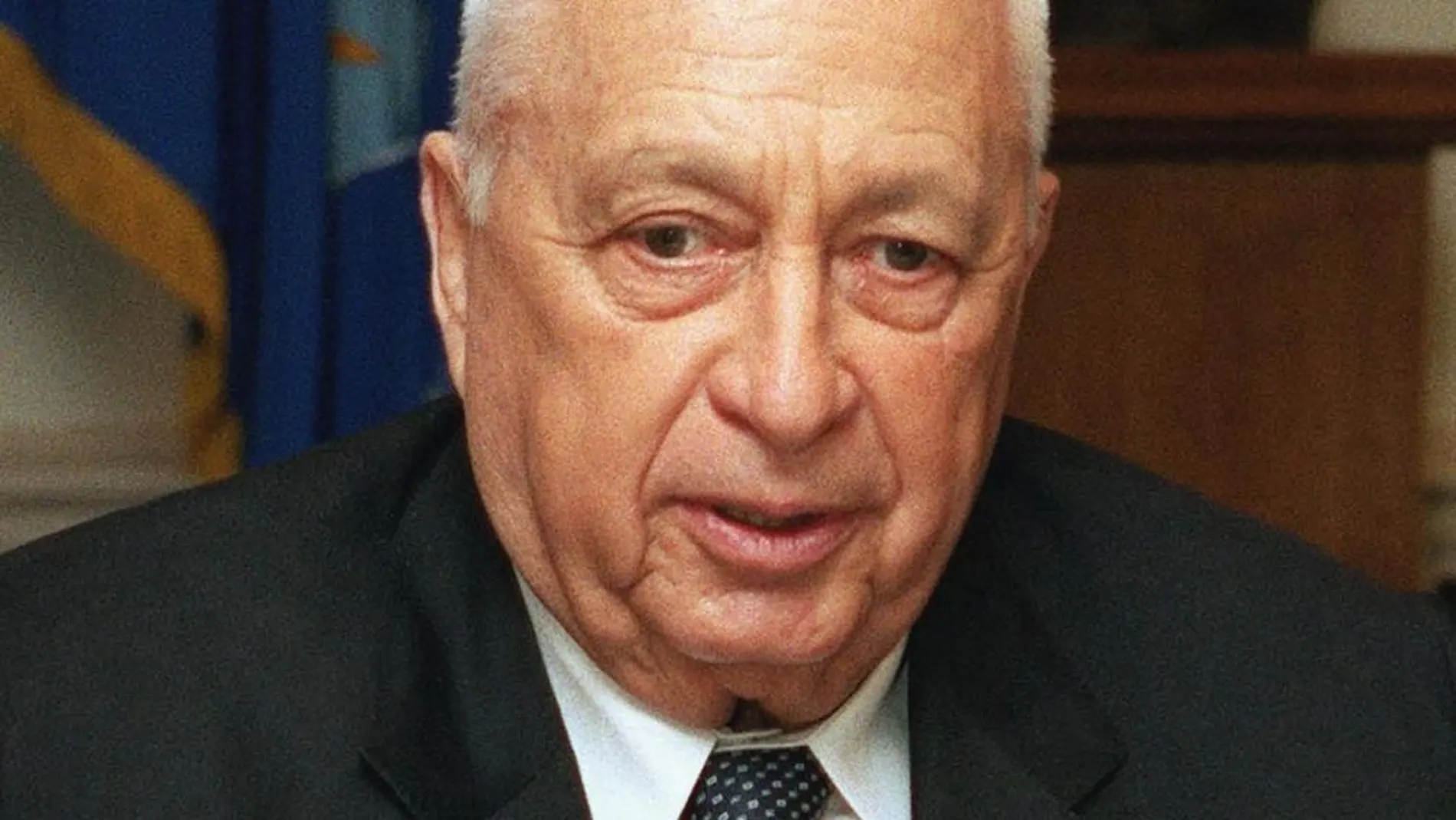 Foto de archivo de Ariel Sharon Foto de archivo de Ariel Sharon