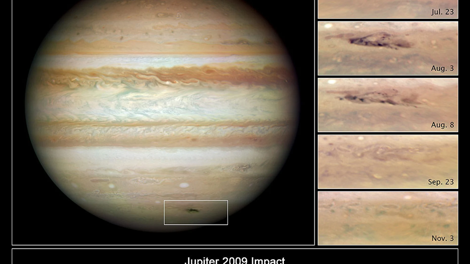 Pruebaas del impacto en Júpiter Pruebaas del impacto en Júpiter