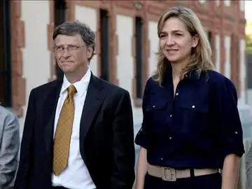 Bill Gates con la Infanta Cristina Bill Gates con la Infanta Cristina