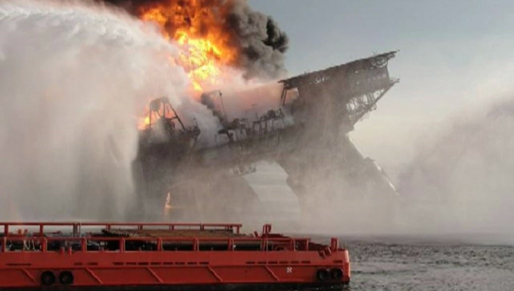 Imágenes de National Geographic de la plataforma de BP