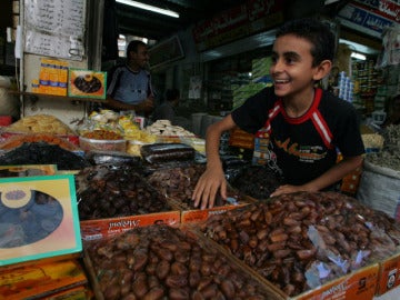 Mercado en Gaza