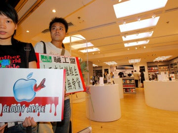Protestas en Foxconn Protestas en Foxconn