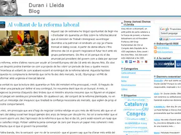 El blog de Duran i Lleida El blog de Duran i Lleida