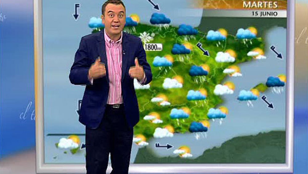La previsión del tiempo 15-06-2010