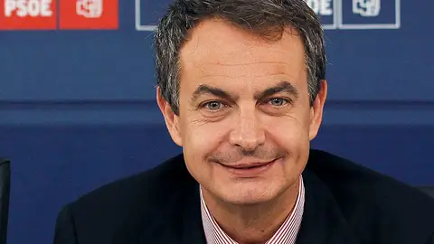 Zapatero tras su reunión con la Ejecutiva socialista. Zapatero tras su reunión con la Ejecutiva socialista.