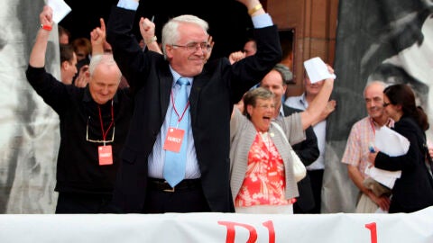 Celebraci&oacute;n por el informe del Domingo Sangriento