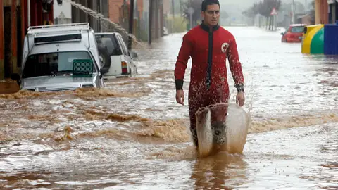 Las lluvias en Asturias se ceban con Villaviciosa Las lluvias en Asturias se ceban con Villaviciosa