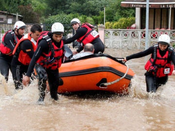 Rescate por las lluvias en Cantabria