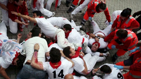 Simulacro del encierro