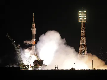 La nave Soyuz se acopla a la EEI La nave Soyuz se acopla a la EEI