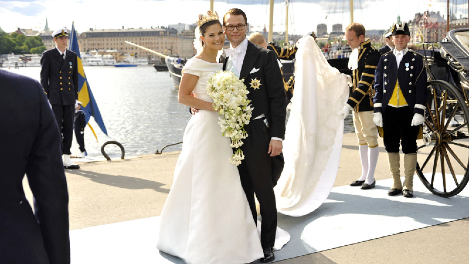 Victoria de Suecia y Daniel Westling