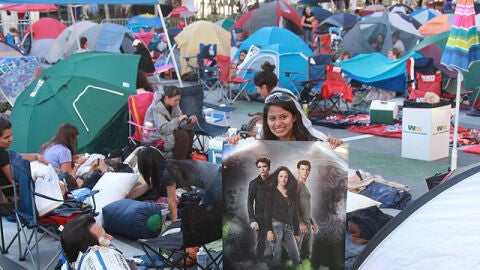 Cientos de fans de 'Eclipse'