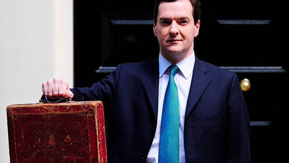Ministro británico de economía, George Osborne