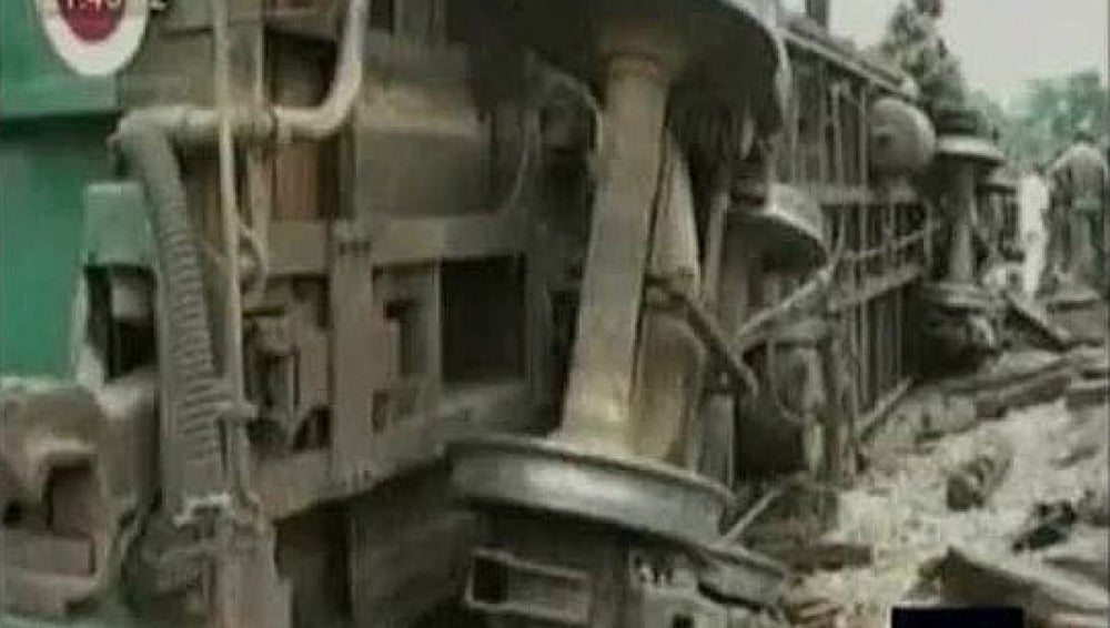 Accidente de tren en el Congo