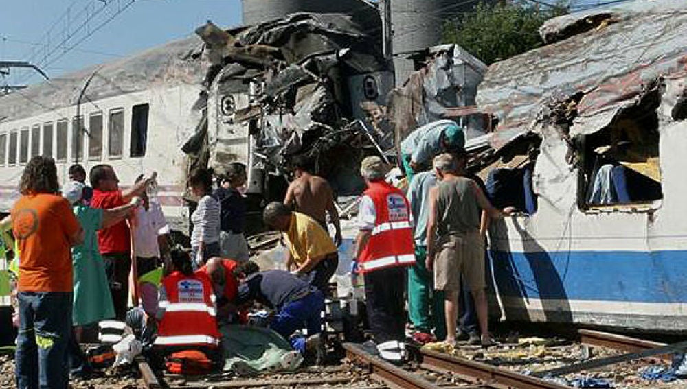 Imagen del accidente de Palencia en 2006
