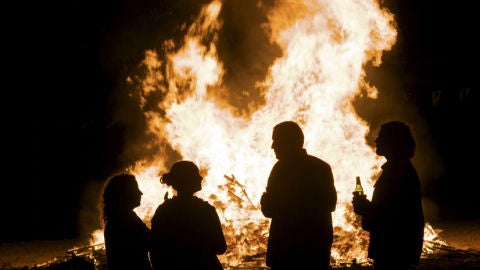 Hogueras en San Juan