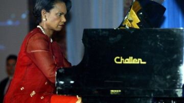 Condoleezza Rice, al piano