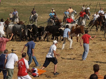 Los encierros son típicos en las fiestas patronales