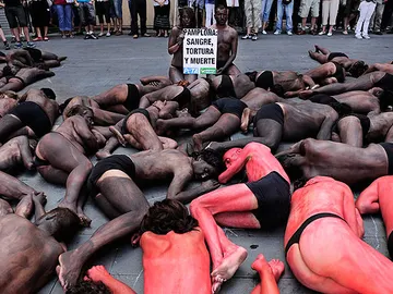 Antitaurinos en Pamplona Antitaurinos en Pamplona