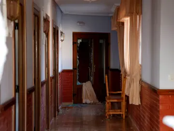 Residencia incendiada en Zamora Residencia incendiada en Zamora